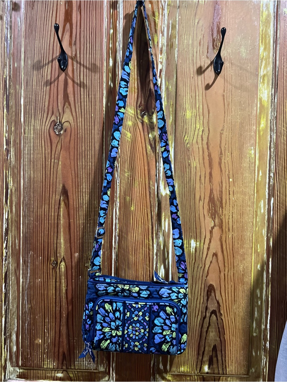 Quilted Floral Crossbody Bag